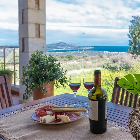 Villa Stone Halepa With Panoramic View. *