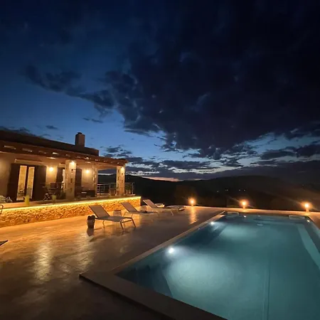 Stone Halepa With Panoramic View. Villa Neon Khorion (Chania)